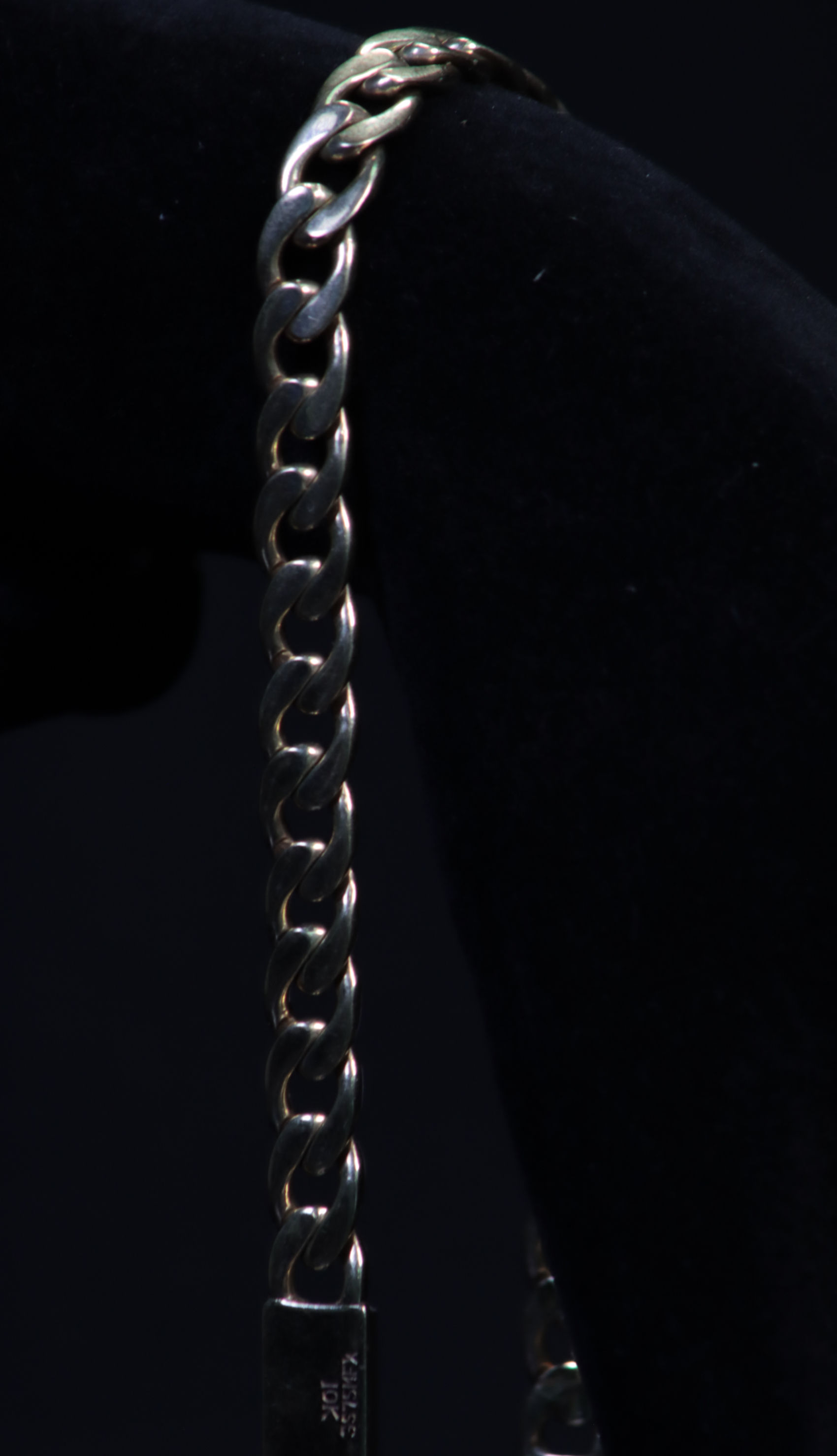 Brazalete de ORO para hombre 9in