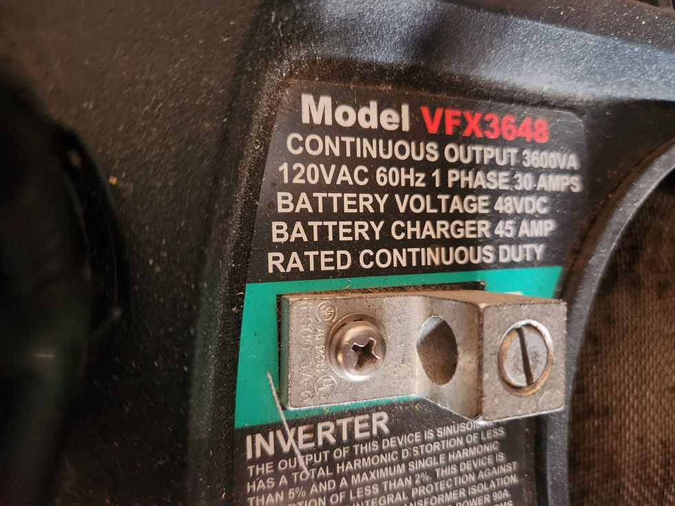 Miniatura: 48V 3600W Inverter Charger by OutBack Power VFX3648  *PRE OWNED*