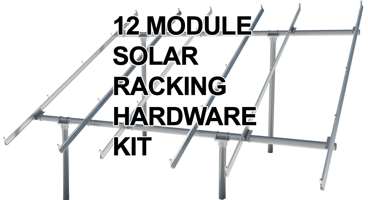 12 MODULE SOLAR RACKING HARDWARE KIT