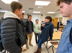 Students ask many questions to speakers after the presentations