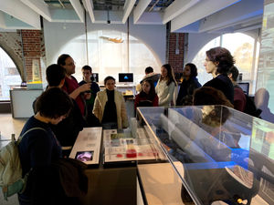 At the Autodesk Gallery, students experienced how many new products are developed by using CAD/CAM software