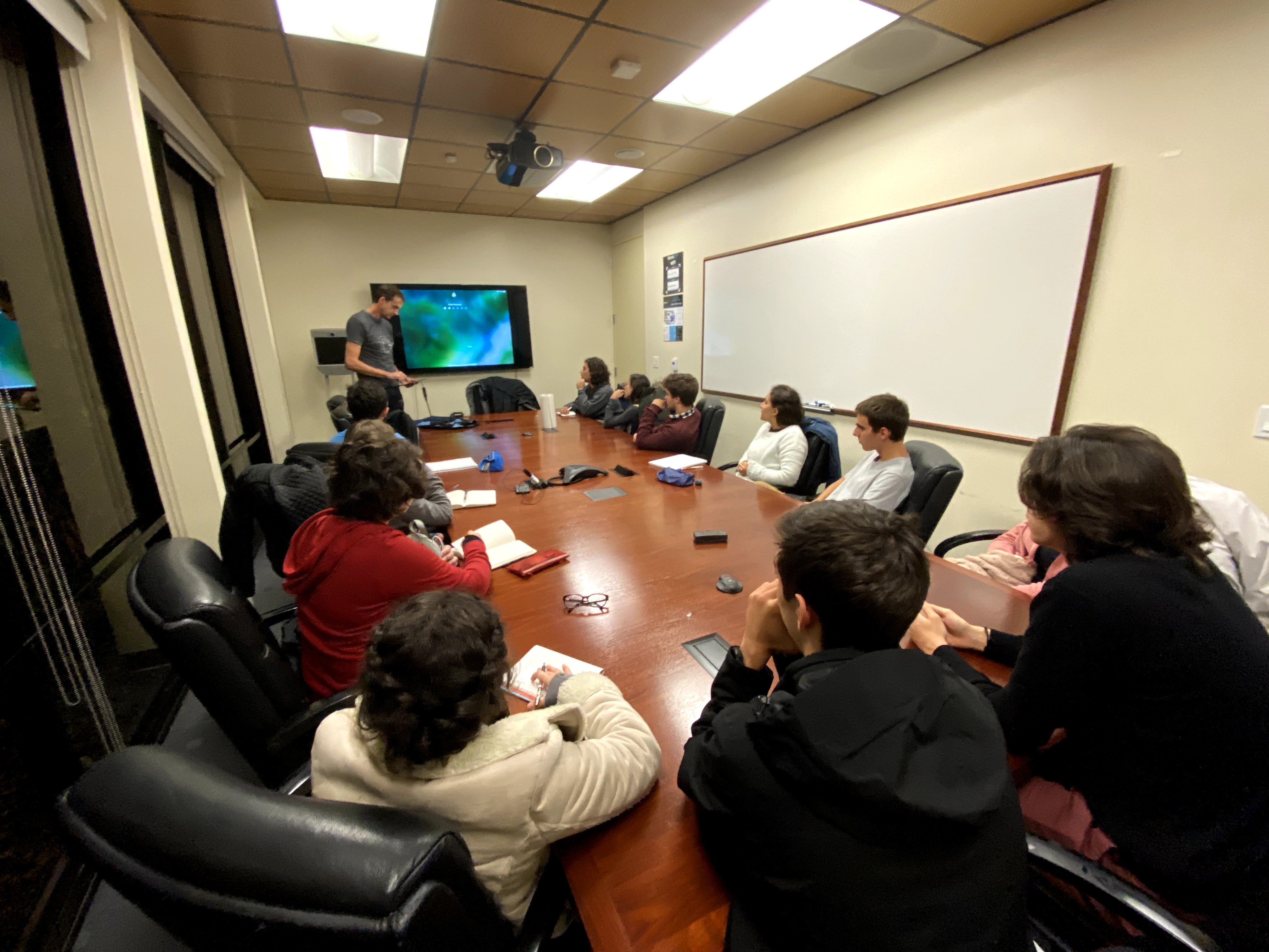 David Brittain, CEO and founder of Concepts, a popular sketch app on iPad, shares his journey with students