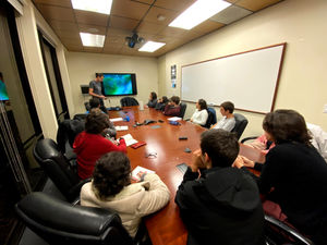 David Brittain, CEO and founder of Concepts, a popular sketch app on iPad, shares his journey with students