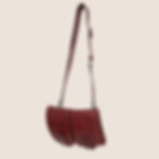 Thumbnail: 2-POCKET BAG CHESTNUT - 40 MM STRAP