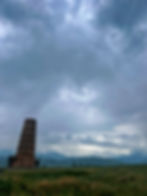 “Yüzyıllar öncesinin İpek Yolu şehri Balasagun’dan geriye kalan tek anıt: Burana Kulesi.”