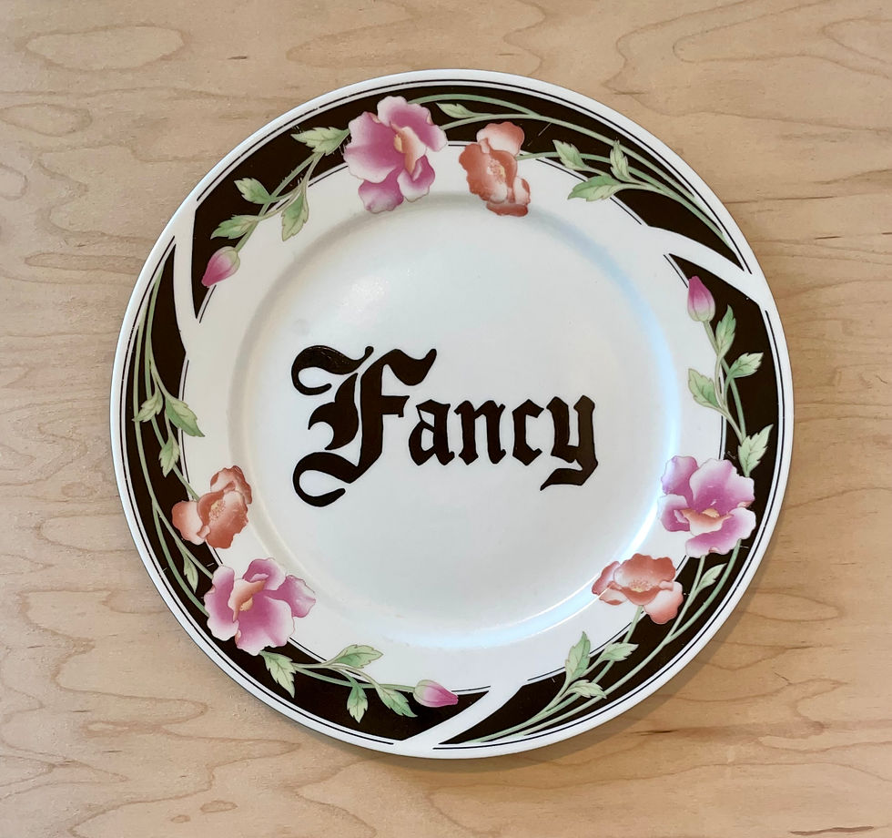 Big Fancy Plate