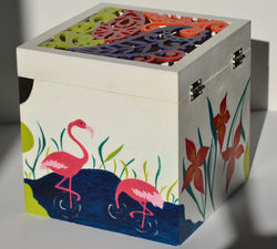 Seitenansichten Holzbox