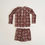 Thumbnail: Two Piece Long Sleeve Swimsuit - Dark Brown