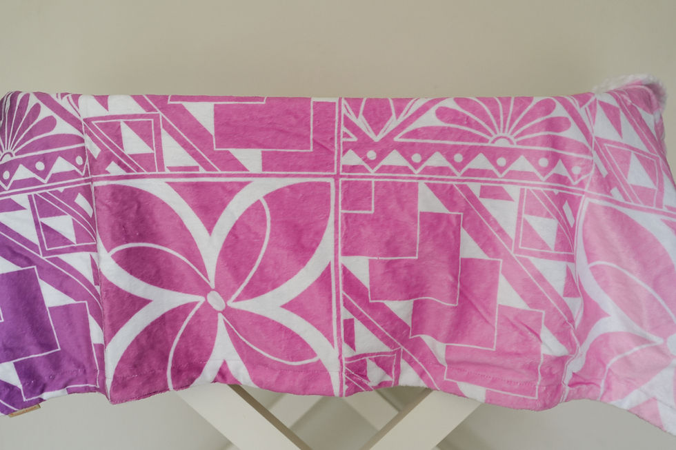 Thumbnail: Bougainvillea Purple Gradient Minky Snuggle Blanket