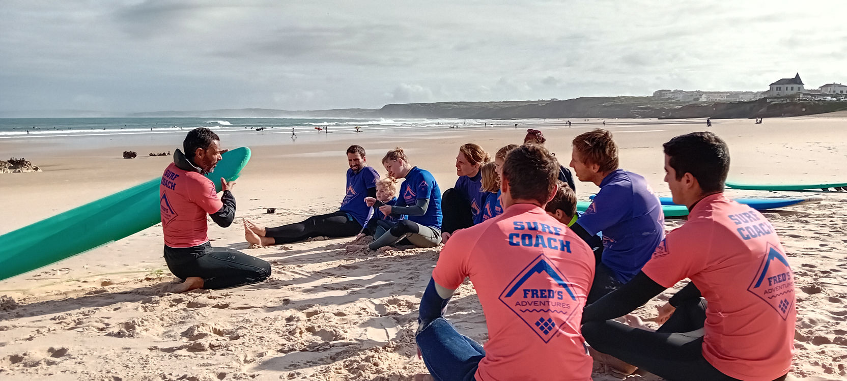 Fred's Adventures surf lessons.
