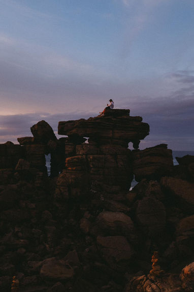 On top of the world in Peniche.