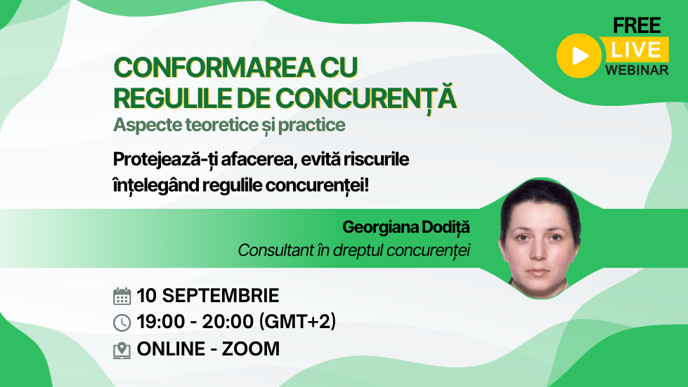 Conformarea cu regulile de concurenta