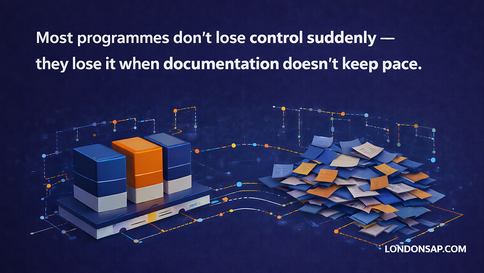 6. Controlling Delivery in S/4HANA — Why Documentation from Day One Matters