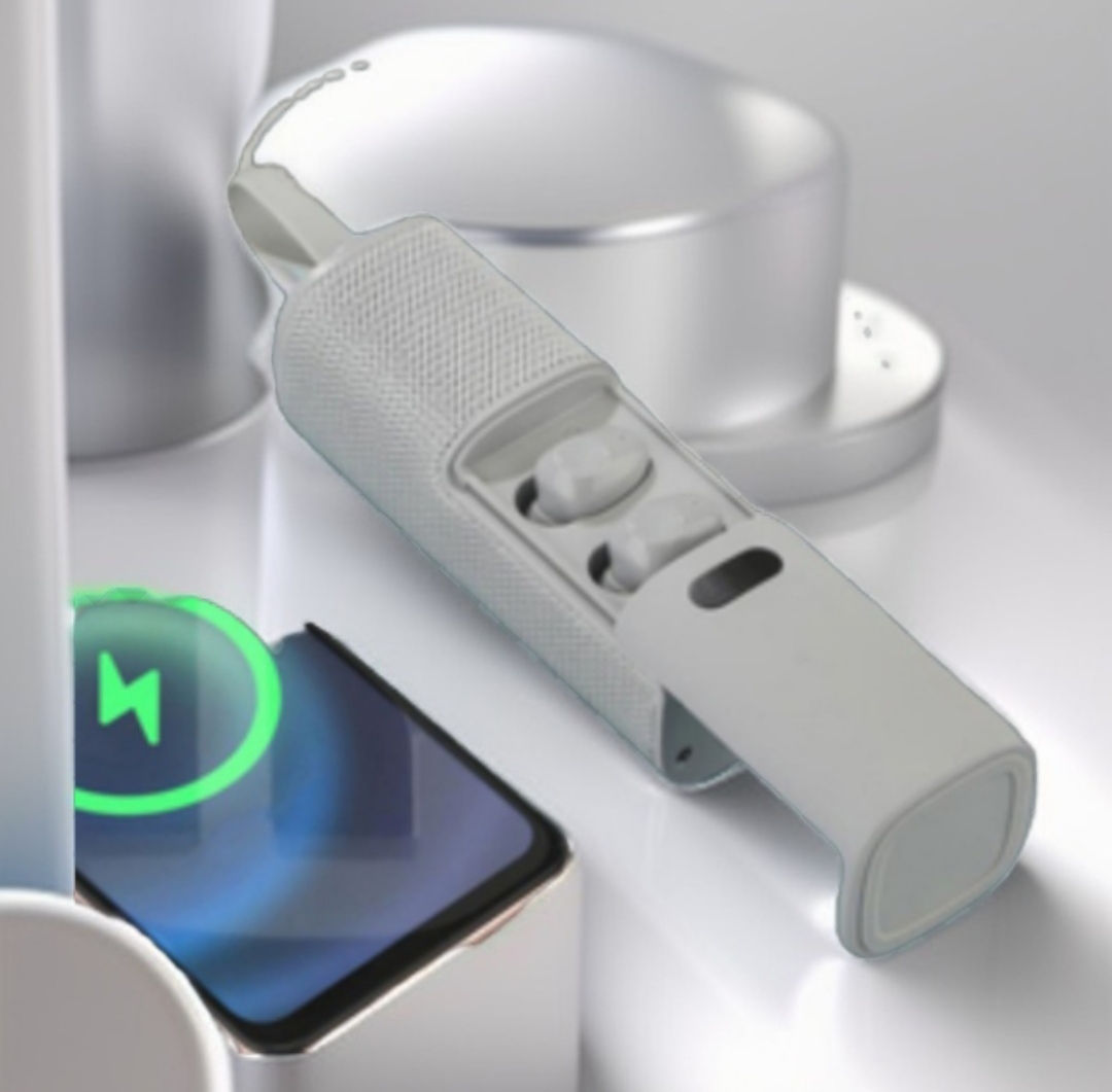  Three in one Headphones, speaker and portable charger 