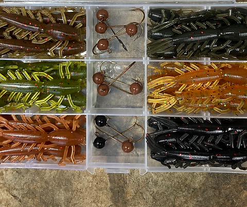 Mayfly larvae 45 piece kit 2 3/4 inch