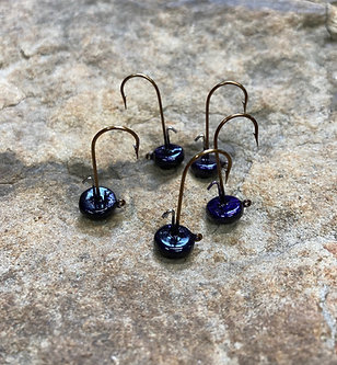 Finesse stand up jig head-purple 1/8oz