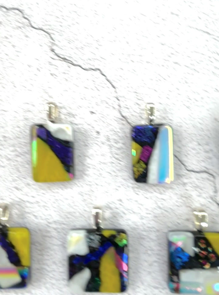 Thumbnail: Calypso dichroic glass pendant