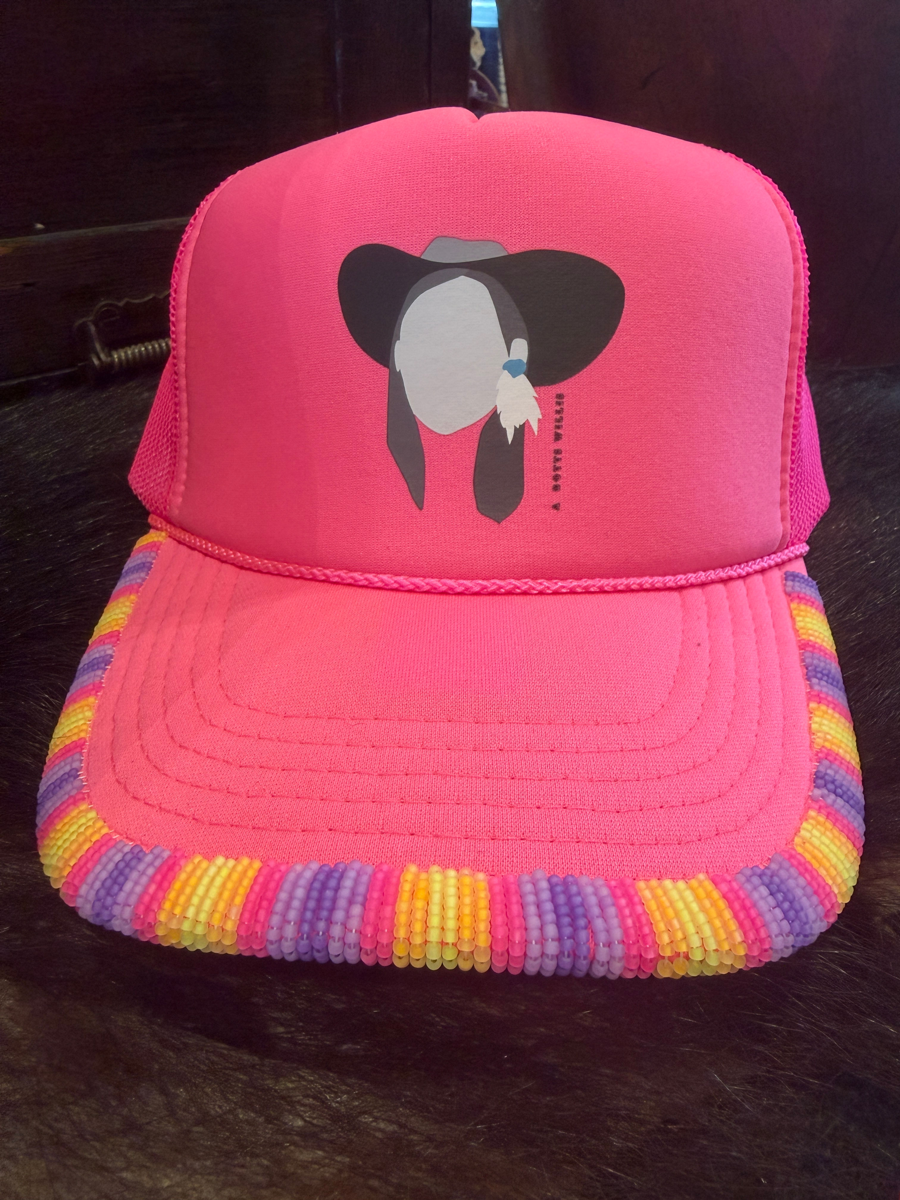 A. Botts Willis Beaded Trucker Hat