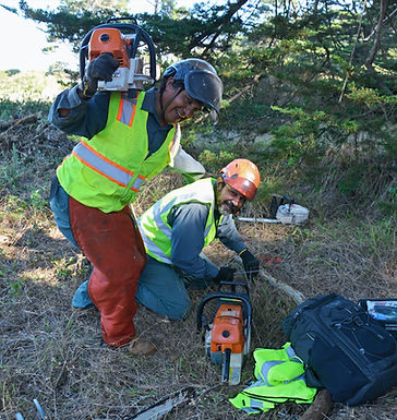 Two MCA employees smiling