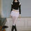 Thumbnail: MINI BUBBLE SKIRT IN WHITE LACE