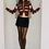 Thumbnail: SKELETON CARDIGAN IN BORDO