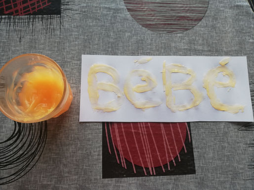 La peinture comestible pour bébé