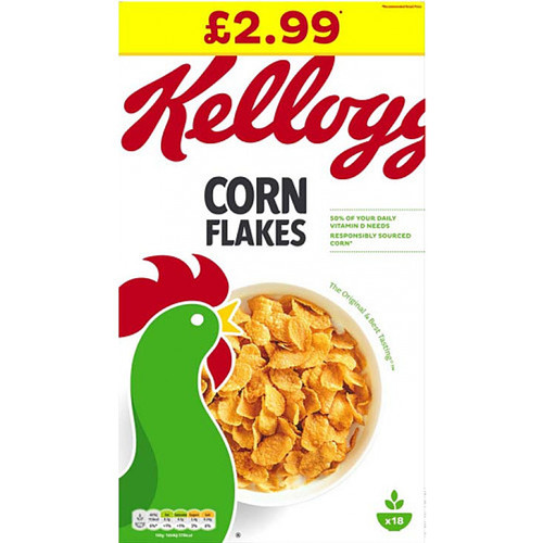 Kellogg's Corn Flakes Breakfast Cereal Blackburn Bargains