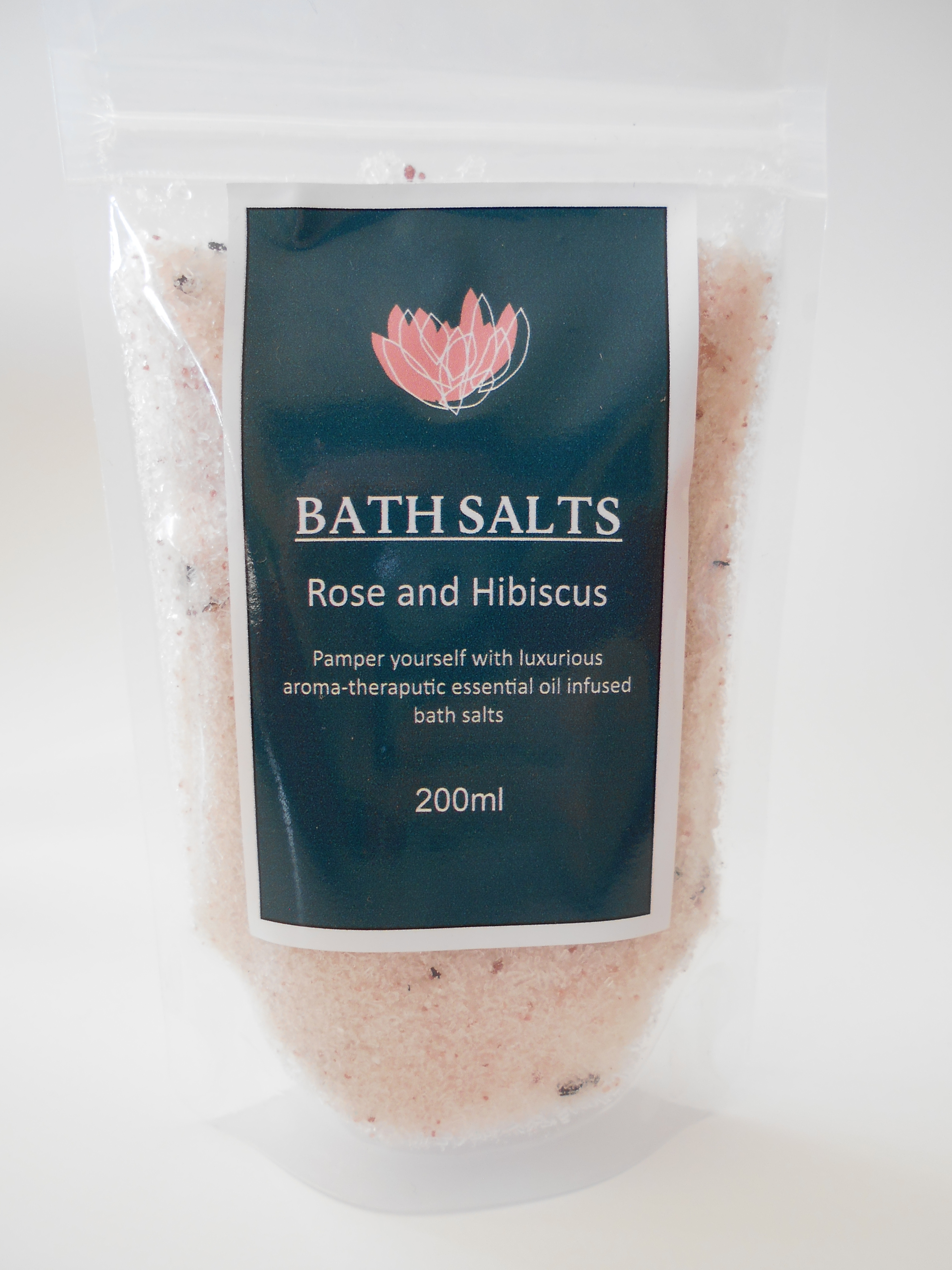 Dahlia Bath Salts - Rose and Hibiscus