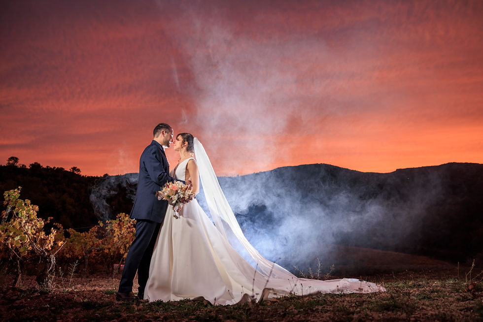 Photo de Mariage au château de Cancerilles à Signes dans le Var au milieu des vignes.
Richir Photographe De Mariage centre var