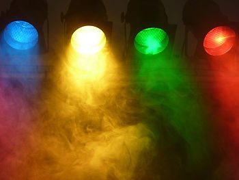 Colored spotlights
