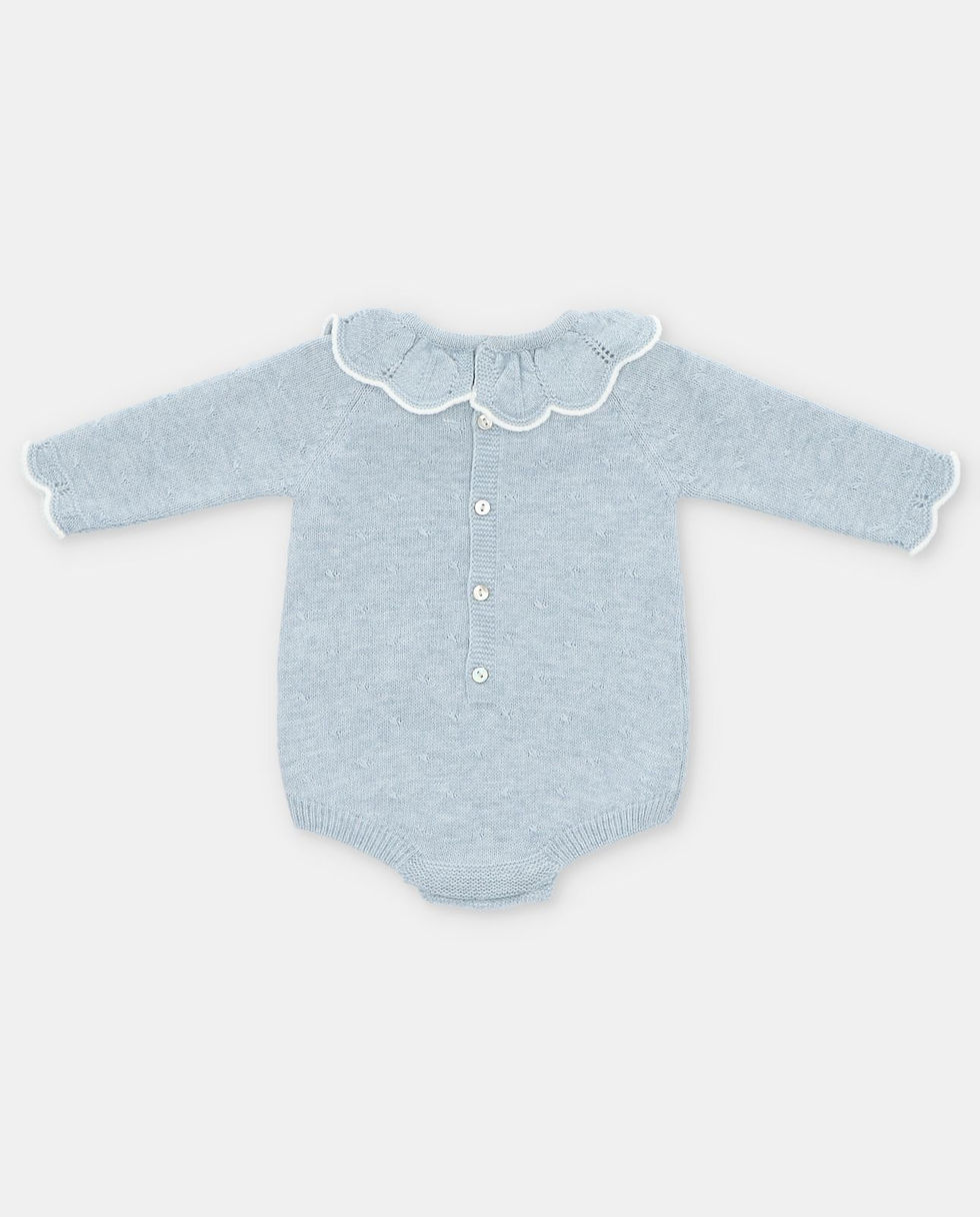 Body de cuello bordado unisex