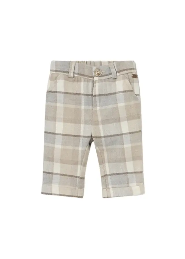 Pantalón a cuadros elegante para niño