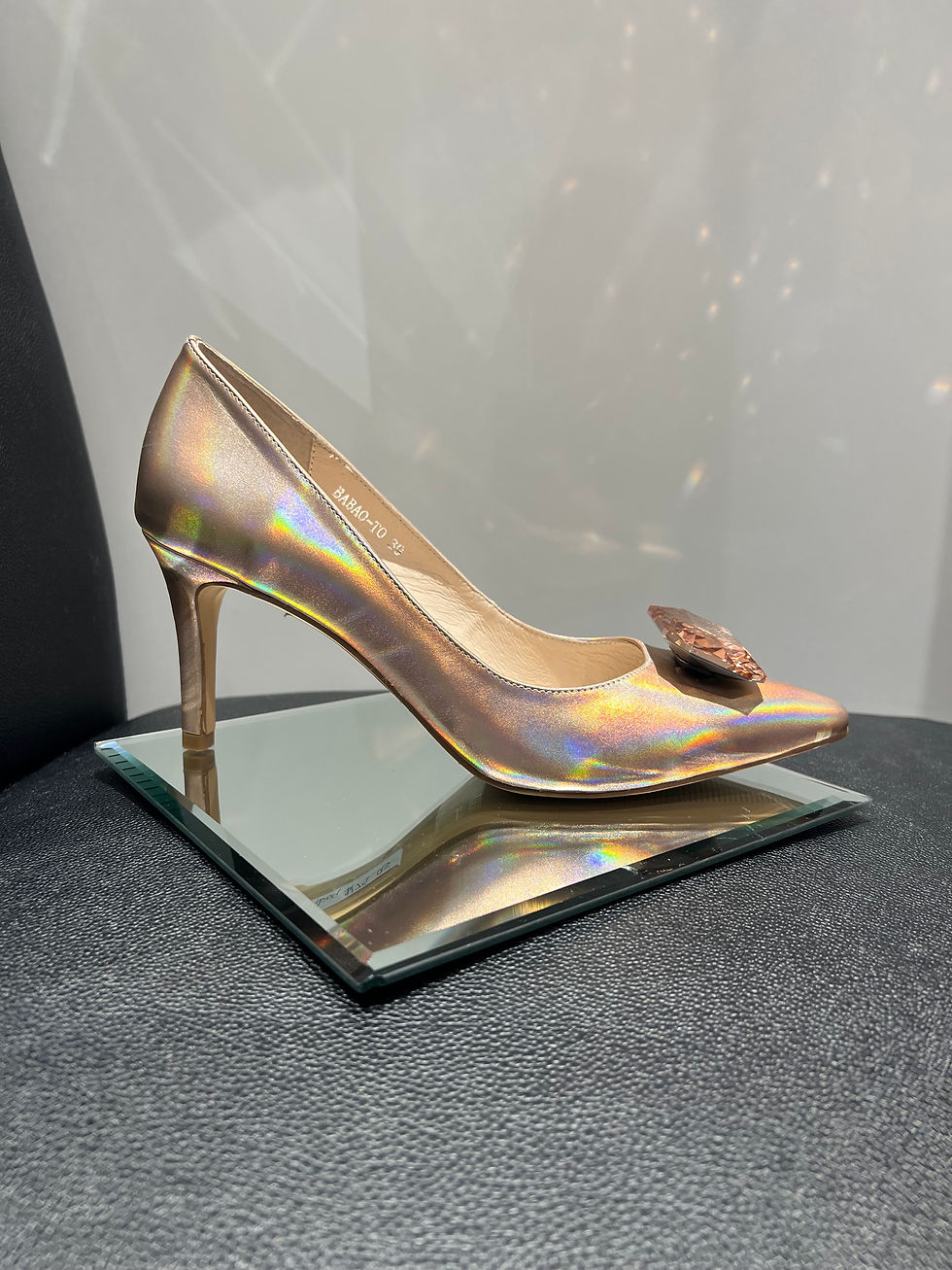 Thumbnail: TOP END Baboa Metallic Heels
