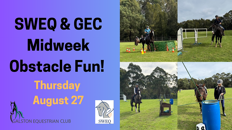 SWEQ & GEC MIDWEEK OBSTACLE DAY