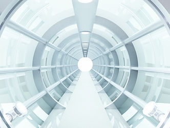 túnel futurista