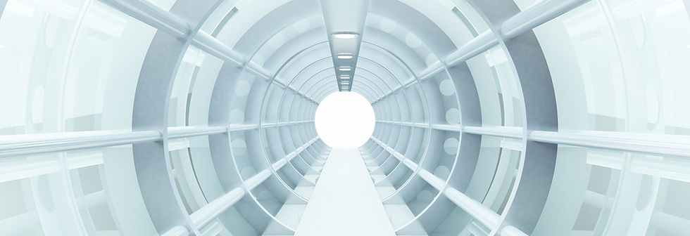 túnel futurista