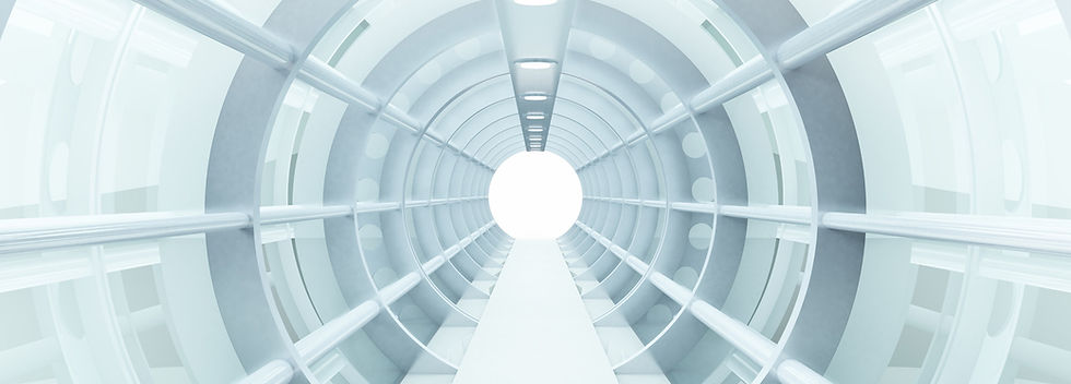 túnel futurista