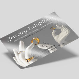Custom announcement cards for business events and launches