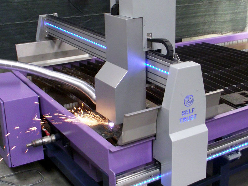 Plasma cutting services for metal sheets, Iași – SELF TRUST Romania