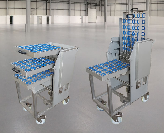 D tree trolley pumps injection product for the automotive industry