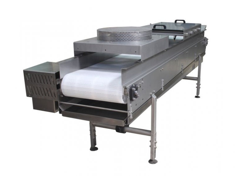 Conveior cu Instalatie spalare fructe Conveior inox, cu structură din oțel inox