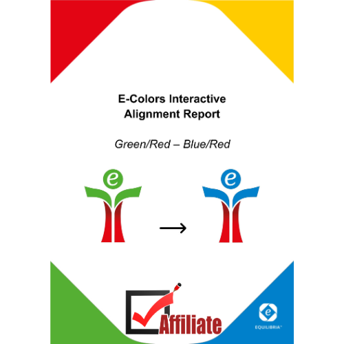 Green/Red - Blue/Red E-Colors Interactive Alignment Report