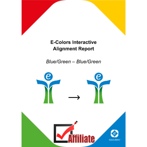 Blue/Green - Blue/Green E-Colors Interactive Alignment Report