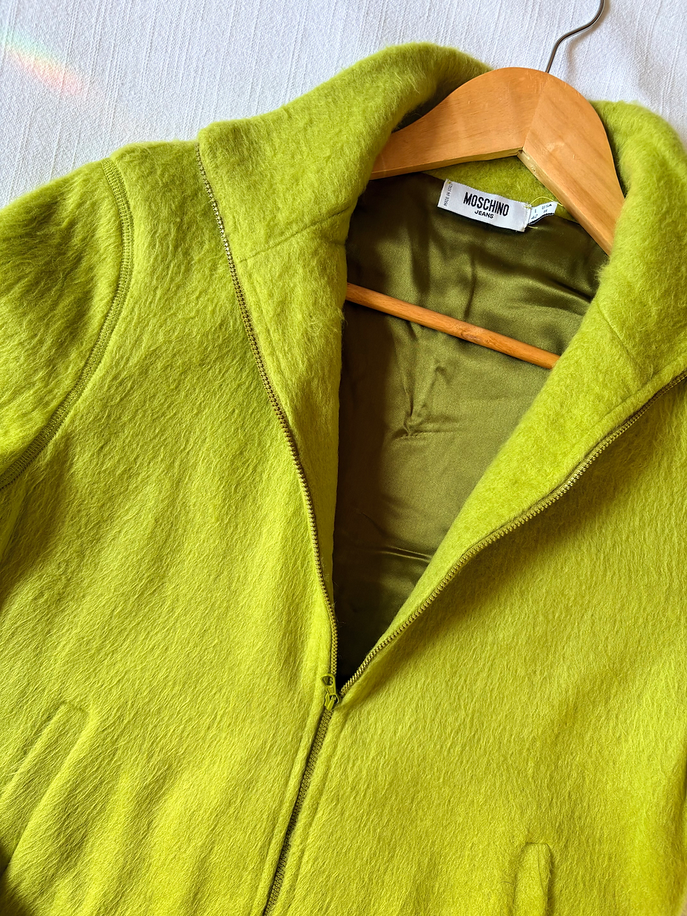 Thumbnail: Moschino Faux Fur Jacket