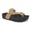 Thumbnail: Beige Synthetic Leather Slippers For Men