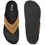 Thumbnail: Tan Synthetic Leather Slippers For Men