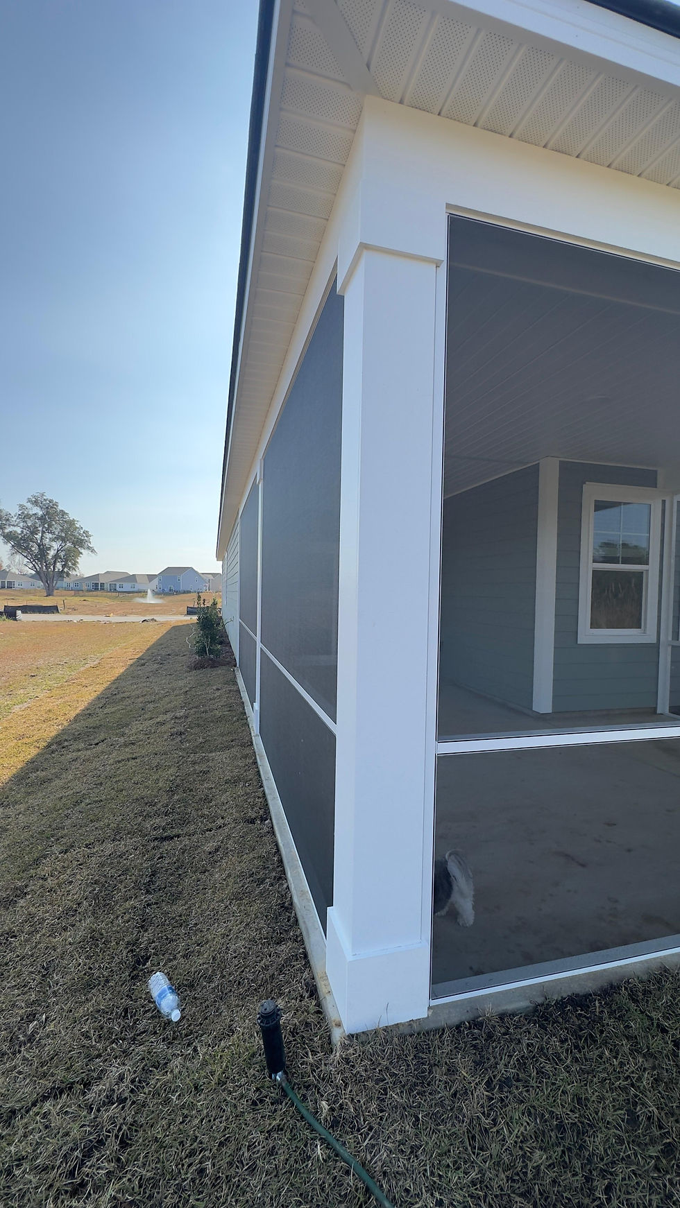 Screen Porch Installation Project #3 – Myrtle Beach Area – Newport SHED Construction