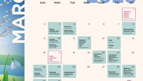 March 2025 social media content calendar