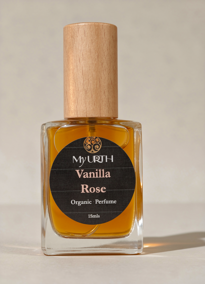 Thumbnail: Organic Vanilla Rose perfume 15 mls