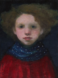 The Wonder Child 8x6in oil on panel